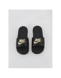Claquettes victori one slide swoosh doré noir homme - Nike