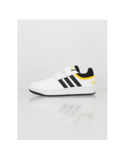 Baskets basses hoops 3.0 cf blanc garçon - Adidas