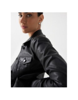 Veste trucker style vintage noir femme - Salsa Jeans