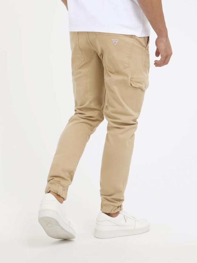 Pantalon cargo slim new kombat beige homme - Guess