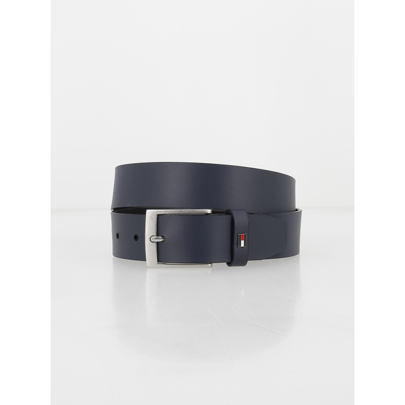 Ceinture adan 3.5 en cuir bleu marine homme - Tommy Hilfiger