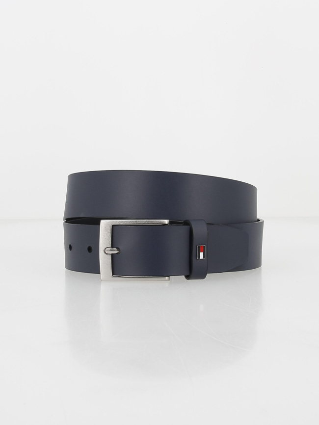 Ceinture adan 3.5 en cuir bleu marine homme - Tommy Hilfiger