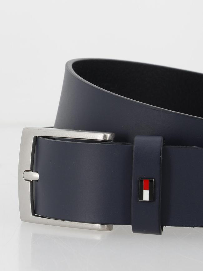 Ceinture adan 3.5 en cuir bleu marine homme - Tommy Hilfiger