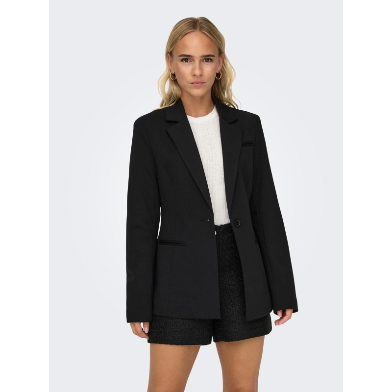 Veste blazer fit peach noir femme - Only