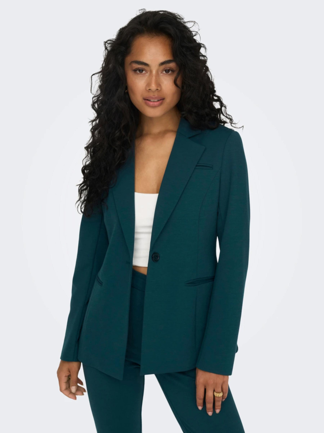 Veste blazer fit peach turquoise femme - Only