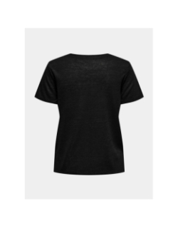 T-shirt tanja essential uni noir femme - Only