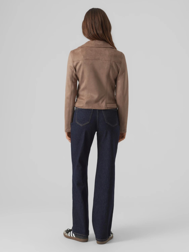 Veste imitation suède jose aw23 marron femme - Vero Moda