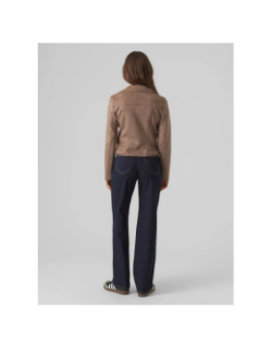 Veste imitation suède jose aw23 marron femme - Vero Moda