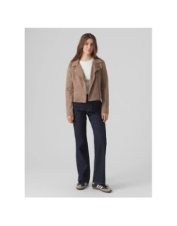 Veste imitation suède jose aw23 marron femme - Vero Moda
