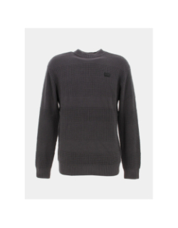 Pull regular effet rayures gris anthracite homme - G Star