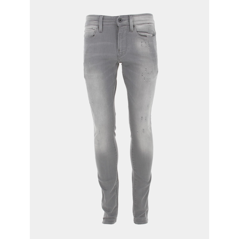 Jean skinny revend slander effet usé gris homme - G Star