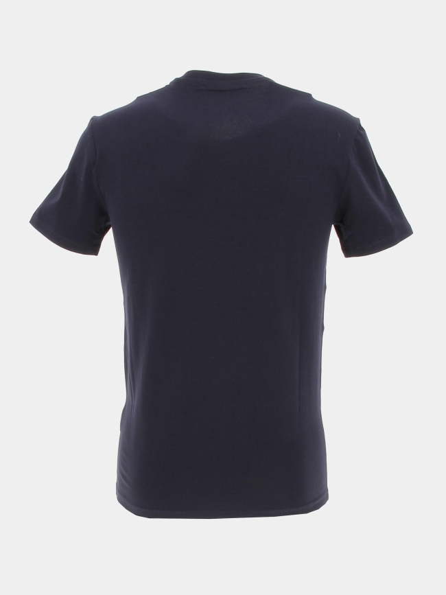 T-shirt éco col v bleu marine homme - Guess