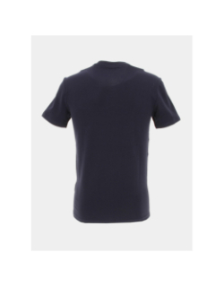 T-shirt éco col v bleu marine homme - Guess