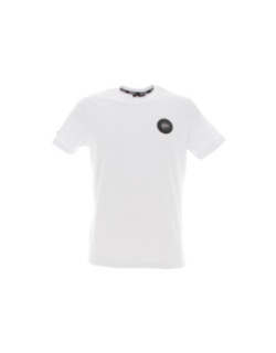 T-shirt ajaccio logo badge blanc homme - Helvetica