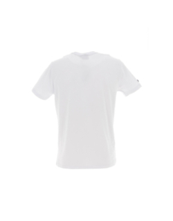 T-shirt ajaccio logo badge blanc homme - Helvetica