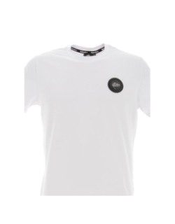 T-shirt ajaccio logo badge blanc homme - Helvetica