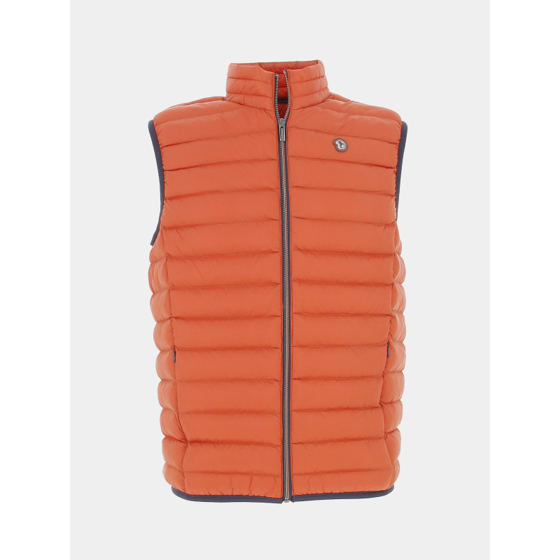 Doudoune sans manche stallone orange homme - Benson & Cherry