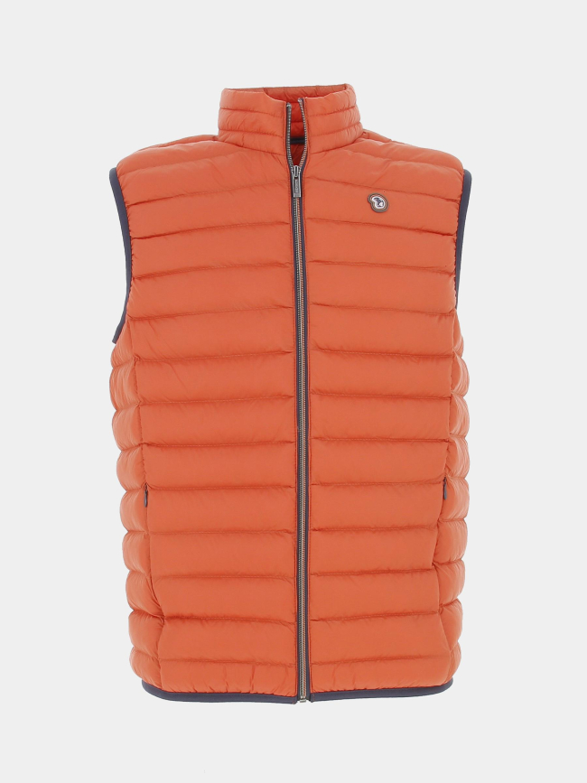 Doudoune sans manche stallone orange homme - Benson & Cherry