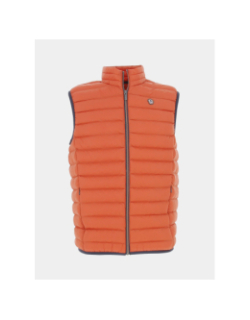 Doudoune sans manche stallone orange homme - Benson & Cherry