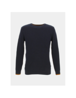 Pull texturé signature bleu marine homme - Benson & Cherry