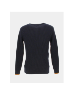 Pull texturé signature bleu marine homme - Benson & Cherry