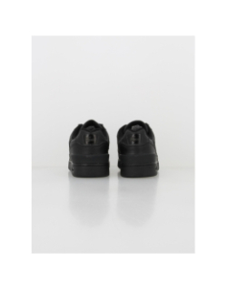 Baskets en cuir t-clip noir garçon - Lacoste