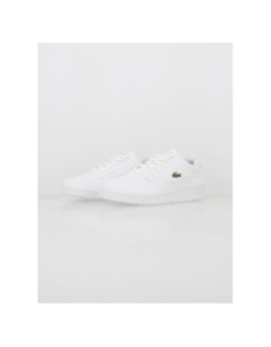 Baskets t-clip en cuir blanc homme - Lacoste