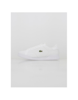 Baskets en cuir twin serve blanc homme - Lacoste