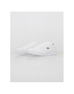 Baskets en cuir twin serve blanc homme - Lacoste