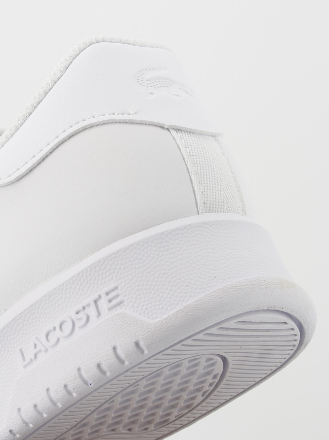 Baskets en cuir twin serve blanc homme - Lacoste