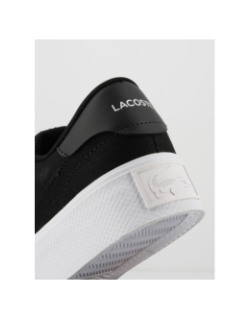 Baskets platerforme tissu ziane noir femme - Lacoste
