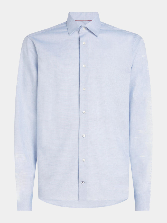 Chemise flex collar dobby bleu homme - Tommy Hilfiger