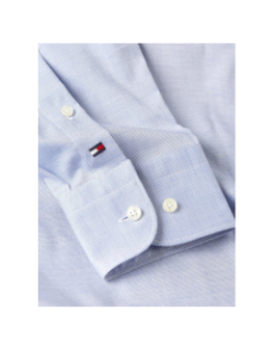 Chemise flex collar dobby bleu homme - Tommy Hilfiger