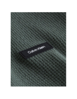 Pull two tone texture kaki homme - Calvin Klein