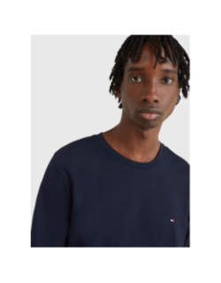 T-shirt manches longues brodé marine homme - Tommy Hilfiger