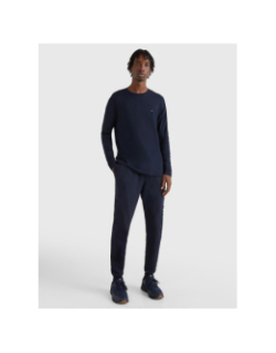 T-shirt manches longues brodé marine homme - Tommy Hilfiger