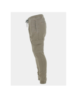 Pantalon chino cargo resseré kaki homme - Benson & Cherry