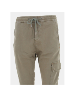 Pantalon chino cargo resseré kaki homme - Benson & Cherry