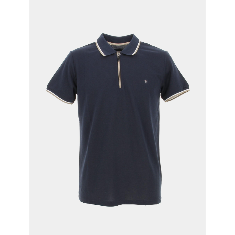 Polo zippé gadiel bleu marine homme - Benson & Cherry