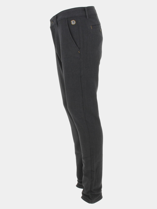 Pantalon chino slim jastone noir homme - Benson & Cherry