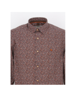 Chemise à fleurs los bordeaux homme - Benson & Cherry