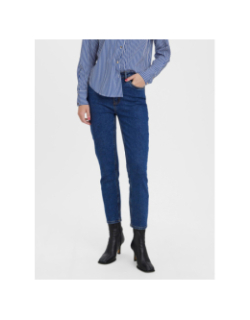 Jean mom taille haute brenda bleu femme - Vero Moda