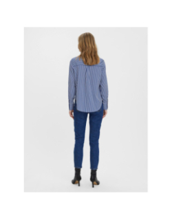 Jean mom taille haute brenda bleu femme - Vero Moda