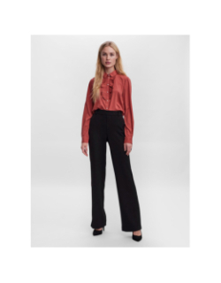 Pantalon large maya noir femme - Vero Moda