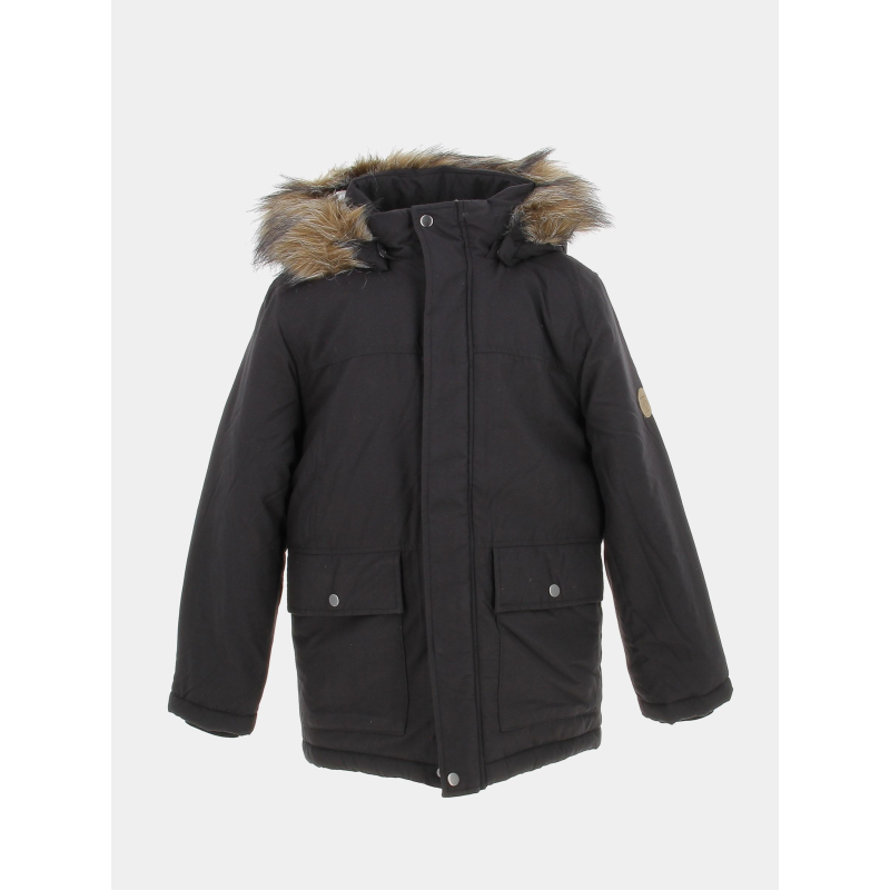 Blouson parka marlin noir garçon - Name It