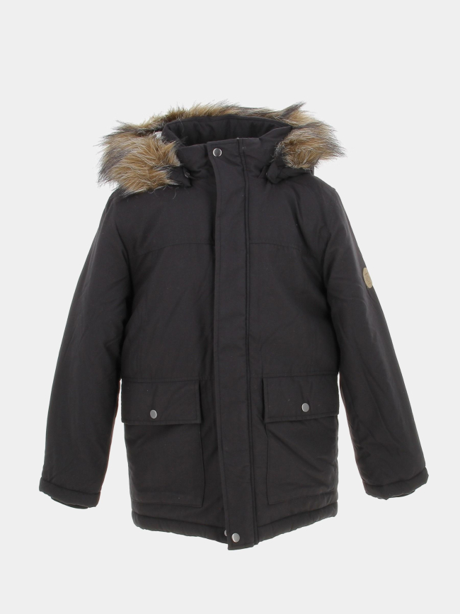 Blouson parka marlin noir garçon - Name It