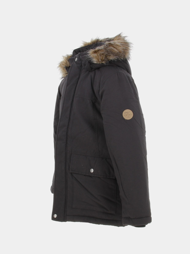 Blouson parka marlin noir garçon - Name It