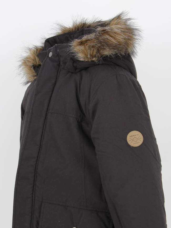 Blouson parka marlin noir garçon - Name It