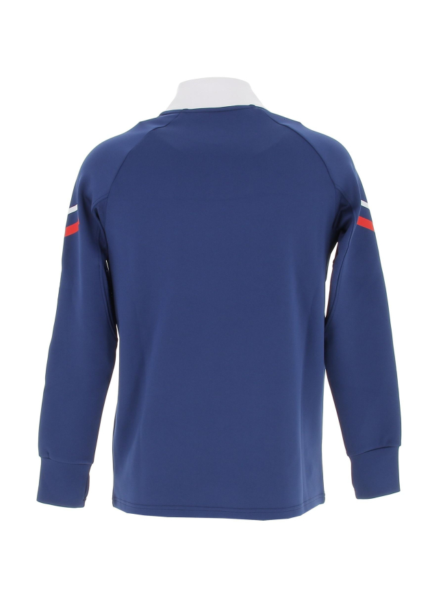 Sweat de football OL zip boost bleu homme - Olympique Lyonnais