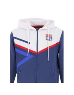 Veste zip football OL training bleu homme - Olympique Lyonnais